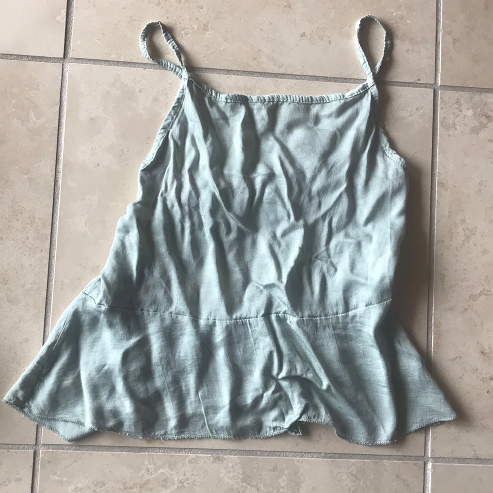 AEO Don’t Ask Why Pistachio Open Back Top NWT